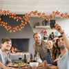 3m 20 LEDs Maple Pumpkin Lantern String Lights Halloween Thanksgiving Garden Party Room Decoration Lights(Warm Light)