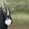 Nutale F9 Bluetooth Key Finder Tracker - Gold - Anti-Lost Alarm