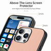 For iPhone 11 Pro Max Twill Fabric Leather Skin Back Phone Case(Pink)