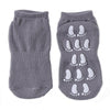 4 Pairs Anti-slip Dotted Rubber Trampoline Socks Toddler Socks For Children 1-5 Years Old(Grey)