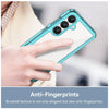 For Samsung Galaxy S25 5G Colorful Series Acrylic Hybrid TPU Phone Case(Transparent Blue)