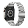 TK16 2.04 inch LCD Screen Steel Strap Smart Watch Supports Health Monitoring(Silver)
