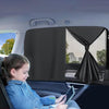 Car Magnetic Summer Sun Protection Insulating Privacy Curtain, Specification: Co-pilot Arc