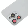 iPhone 16 Pro Max Back Glass Cover with Lens Cover (Silver)