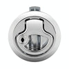 RV / Yacht / Washroom Door Catch Latch Release Cupboard Door Stop Drawer Cabinet Locker, with Key(Silver)