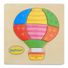 Children Educational Toy Wooden Cartoon Jigsaw Puzzle(Helium Balloon)