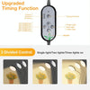 LED Plant Growth Lamp USB Remote Control Clip Waterproof Full Spectral Natural White Seedling Planting Light, Power: 45W Three Head