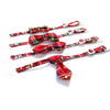 Christmas Red Plaid Snowflake Pet Bow Tie Collar, S (17-30cm)