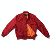 Spring Autumn Thin Man Jacket Loose Nylon Baseball Clothing, Size: XXL(Red)
