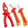 Resistant High Voltage Anti-Magnetic Insulated Plastic Tool, Style: Electrician Straight Knife