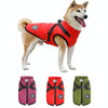 XXL Red Dog Winter Coat - Water-Repellent, Fleece Lined