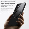 For Samsung Galaxy S25 5G Frosted 360 Degree MagSafe Magnetic Holder Phone Case(Black)