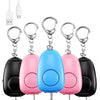130dB Personal Safety Alarm with LED Light - Blue - Rechargeable