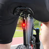 WEST BIKING Mini Bicycle Two-color Tail Light Riding Night Warning Light(Black)
