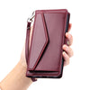 For Redmi 12 5G / 12 4G Wallet Multi-card Slot Leather Phone Case with Lanyard(Wine Red)
