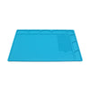 Silicone Repair Mat with Scale & Parts Tray