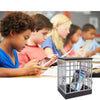 6802 Cell Phone Prison Cell Phone Storage Box with Alarm Clock Timer(Gray)