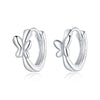 S925 Sterling Silver Simple Butterflies Women Earrings