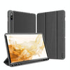 For Samsung Galaxy Tab S8 / Galaxy Tab S7 DUX DUCIS Domo Series Magnetic PU Leather Tablet Case(Black)