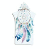 Adult Hooded Bath Towel Fine Fiber Beach Quick Dry Bathrobe, Size: 110x75cm(Dreamcatcher)