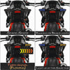 2 PCS KC031 Motorcycle Universal Flashing LED Turn Signal Brake Light(Yellow + Blue Light)