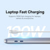 Baseus Pudding Series 100W Type-C to Type-C Fast Charging Data Cable, Length:1.2m(White)