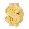 Universal 8mm Dollar Style Plastic Car Tire Valve Caps, Pack of 4(Gold)