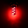 10 PCS T10 DC12V / 1.2W Car Clearance Light 12LEDs COB Lamp Beads (Red Light)