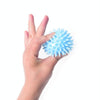 2 PCS TPR Grip Ball Rehabilitation Hemiplegia Stroke Massage Finger Ball, Specification: 6.5cm 20 Pounds (Light Blue)