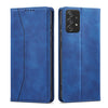 For Samsung Galaxy A52 4G / 5G Dreamy Magnetic Dual-fold Calfskin Leather Phone Case(Blue)