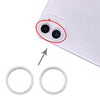 iPhone 11 Rear Camera Lens Protector (Silver, 2-Pack)