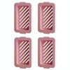 4pcs /Pack Multifunctional High Elastic Mesh Anti-slip Drain Foaming Soap Box(Pink)