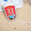 Kids Educational Tool Children Wooden Toys Toddler Lacing Shoes Early Education Teaching Kids, Random Color Delivery