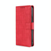 For Alcatel 1S 2021 / 3L 2021 Skin Feel Crocodile Texture Magnetic Clasp Horizontal Flip PU Leather Case with Holder & Card Slots & Wallet(Red)