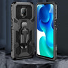 For Xiaomi Redmi Note 9S Machine Armor Warrior Shockproof PC + TPU Protective Case(Coffee)