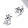 S925 Sterling Silver Eight-legged Spider Ear Studs Women Earrings
