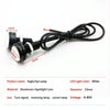 10pcs 23mm 1.5W DC12V Motorcycle Eagle Eye Light Double Lens Strobe Light(Yellow Light)