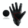 WUPP CS-1047A Motorcycle Racing Cycling Windproof Leather Full Finger Gloves, Size:M(Black)