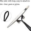 Pier Stainless Steel Clamp Boat Rope Accessories PWC Built-In Buffer Kayak Mooring Cable(Blue White Black)