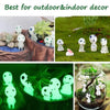 10pcs No. 3 Halloween Alien Ghost Micro Landscape Ornament(Blue Light)