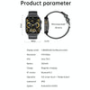 LEMFO HK95 1.952 inch BT5.0 IP68 Sport Smart Watch, Support Bluetooth Call / Sleep / Blood Oxygen / Heart Rate / Blood Pressure Health Monitor(Gold)