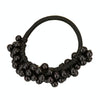 3 PCS Women Fashion Vitange Rhinestone Crystal Pearl Hair Band(Black)