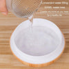 LED Light Aromatherapy Diffuser Home Small Vase Quiet Humidifier Aromatherapy Diffuser 2 In 1(Shallow Wood)