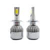 2pcs H7 18W 1800LM 6000K Waterproof IP68 Car Auto LED Headlight with 2 COB LED Lamps, DC 9-36V(White Light)