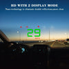 HUD GPS Speedometer: 3.5" Car Head Up Display, Green