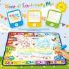 78x78cm Water Doodle Mat Writing Board Mat Magic Pen For Kids, Spec: Set 8