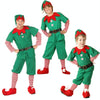 Christmas Green Elf Cosplay Costume Chris Santa Claus Costume Set, Size: 120cm(Male)