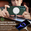For Samsung Galaxy S21 5G LC.IMEEKE Magsafe Phone Case(Green)