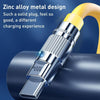 WK WDC-186 Qjie Series 6A USB to 8 Pin Ultra-fast Charging Data Cable, Length: 1m (Yellow)