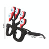 Halloween Decoration Funny Glasses Party Skeleton Spider Horror Props Sickle